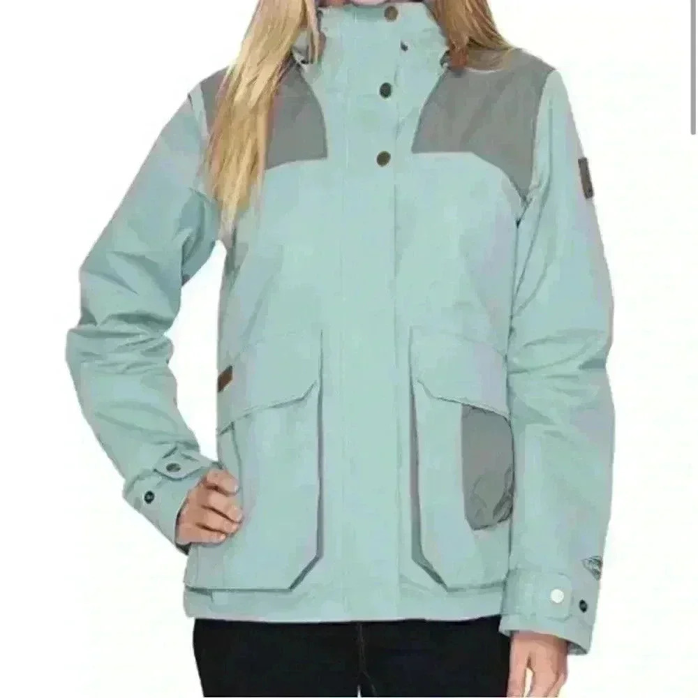 Columbia Omni-Tech Cypress Crossing Hooded Women's Rain Jacket Size XS - Picture 8 of 11
